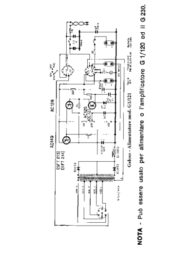 Geloso G1-121 Power supply