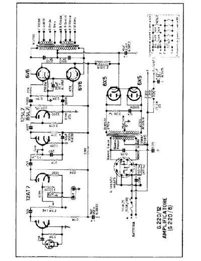 Geloso G220-6 G220-12 Amplifier