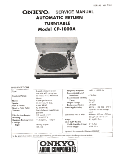 Onkyo-CP-1000-A-Service-Manual