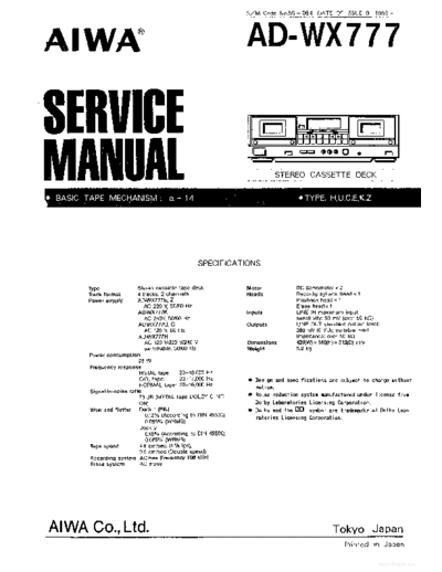 hfe_aiwa_ad-wx777_service