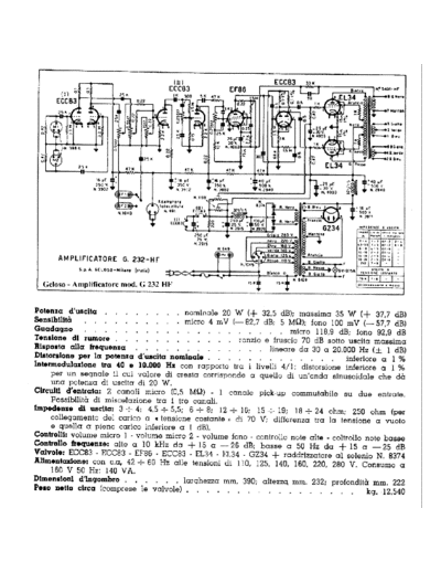 Geloso G232HF Amplifier