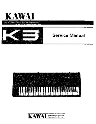 KAWAI_K3_SERVICE_MANUAL