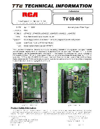 RCA_L37WD22_L37WD250_L42WD22_L42WD250_L46WD22_L46WD250_No_Sound_repair_tips