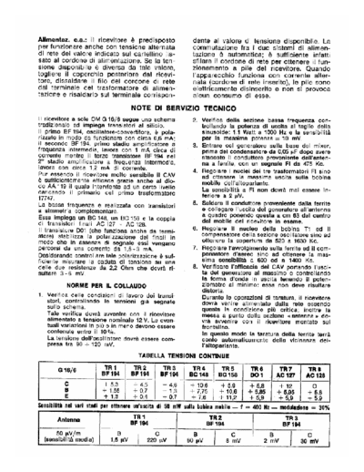 Geloso G16-6 alignment