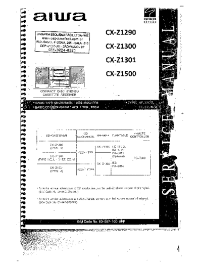 AIWA_CX1500_ESQUEMA_ELETRICO