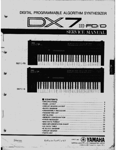 YAMAHAdx7iifdservicemanual