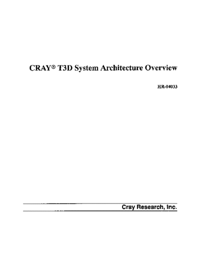 HR-04033_CRAY_T3D_System_Architecture_Overview_Sep93
