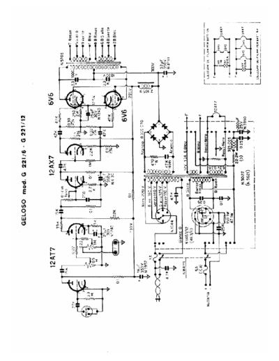 Geloso G221-6 G221-12 Amplifier