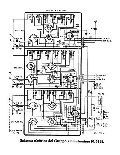 Geloso 2615 RF Unit