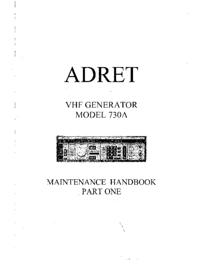 adret730A_miantenance_manual_I