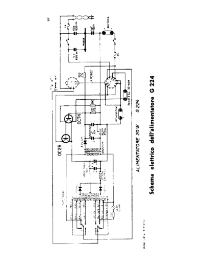 Geloso G230 PA Power supply
