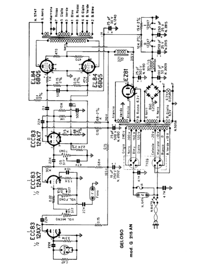 Geloso G215AN Amplifier