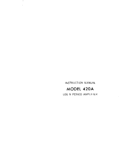 420A(Model420A)