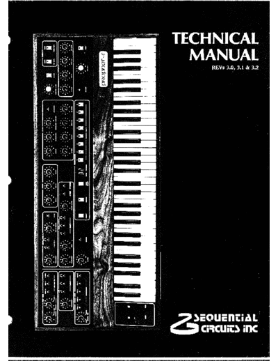 SEQUENTIAL CIRCUITSprophet5technicalmanual