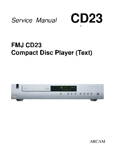 hfe_arcam_fmj_cd23_service
