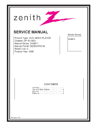 hfe_zenith_dvb611_service_en