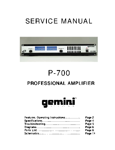 hfe_gemini_p-700_service