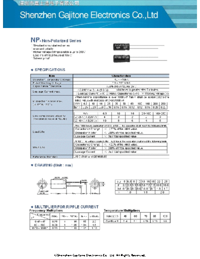 GJT [non-polar radial] NP Series