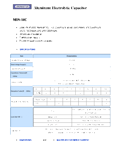 Joemaster [radial] MIN-14C Series