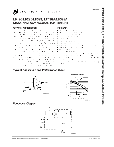 LF398M datasheet