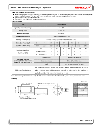 Kingcap [radial] ELE Series