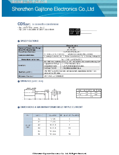 GJT [bi-polar radial] BP Series