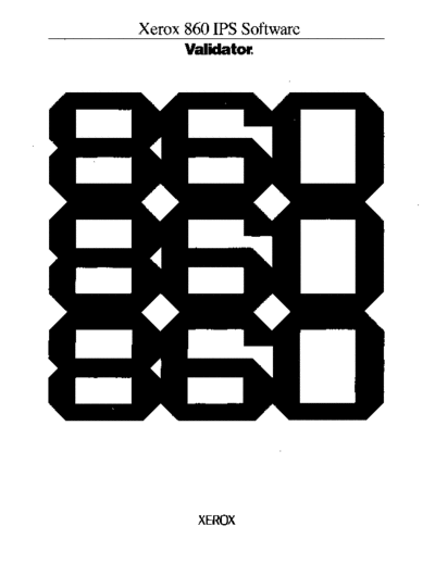Xerox_860_Validator