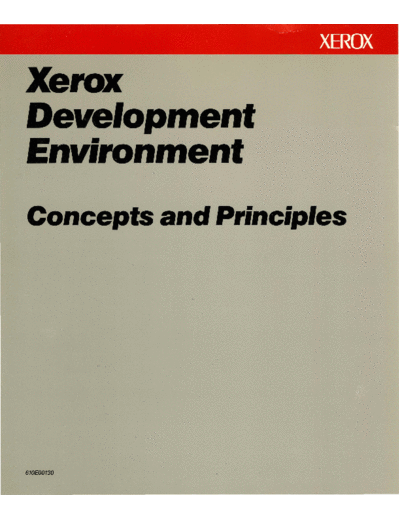 610E00130_XDE_Concepts_and_Principles_Sep85