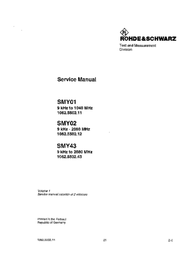 Rohde_and_Schwarz_SMY_Service_Manual_EN