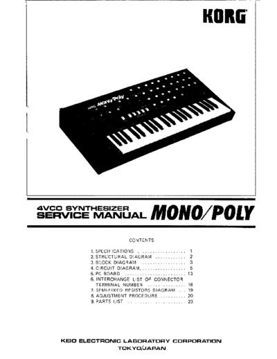 korgmonopolyservicemanual