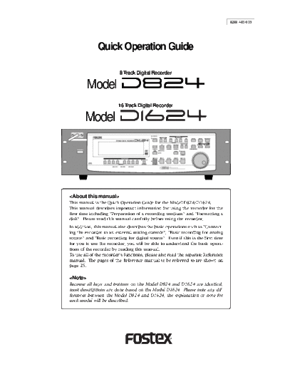 hfe_fostex_d-824_1624_quick_operation_guide_en