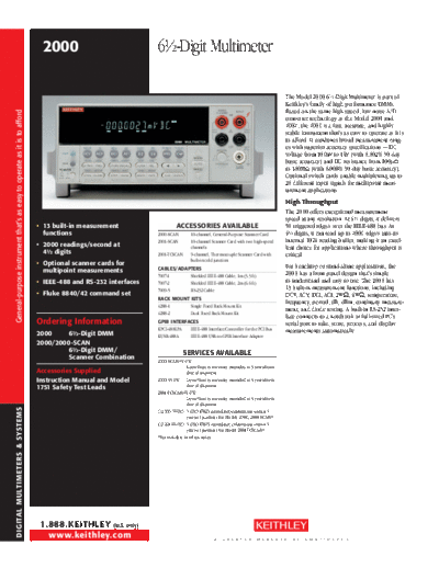 Keithley 2000