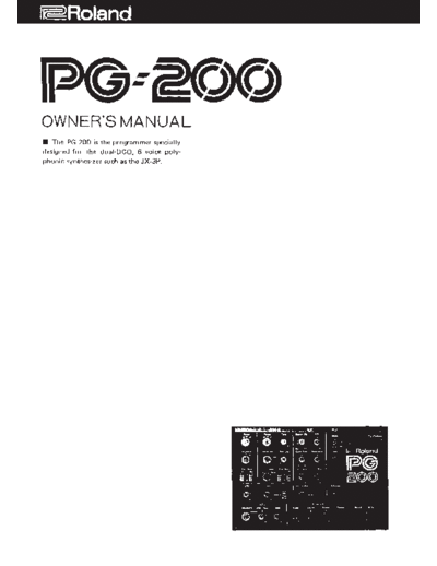 roland pg 200 service manual