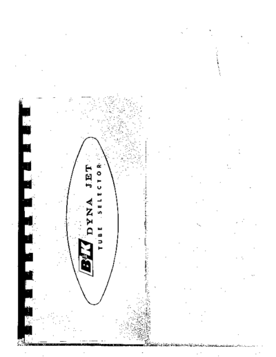 B&K_606_Tube_Chart