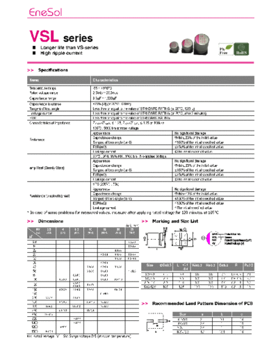 Matsuki-Enesol (MPCAP-EneCAP) [SMD polymer] VSL Series