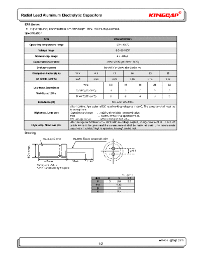 Kingcap [radial] EPS Series
