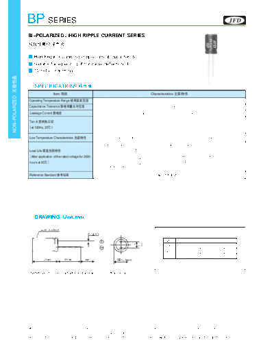 JFD [bi-polar radial] BP Series