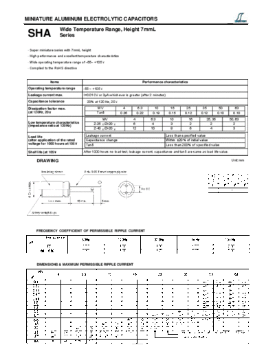 Decon [radial thru-hole] SHA Series