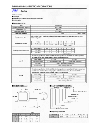 Nicon RM [radial thru-hole] Series