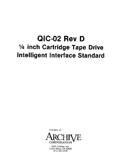 QIC-02_Rev_D_Specification_Sep82