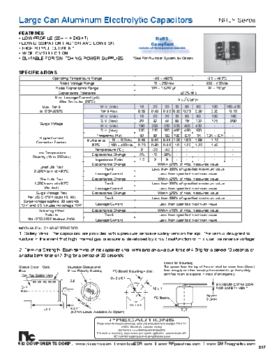 NIC [snap-in] NRLF Series