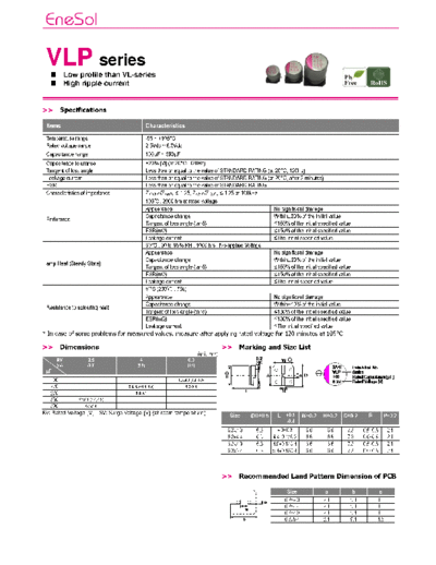 Matsuki-Enesol (MPCAP-EneCAP) [SMD polymer] VLP Series