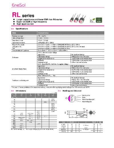 Matsuki-Enesol [MPCAP-EneCAP] [polymer thru-hole] RL Series