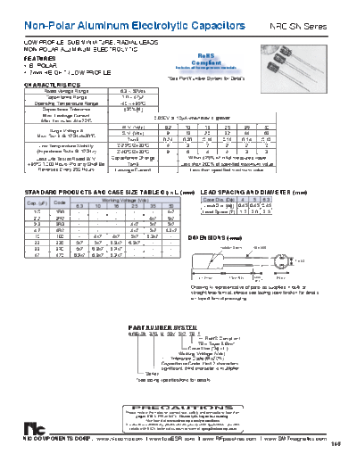 NIC [non-polar radial] NRESN Series