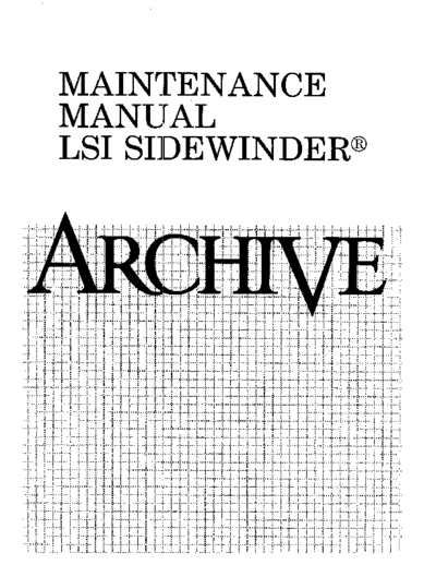 SidewinderLSI_Maint