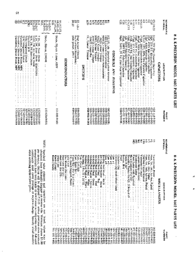 1602 Parts List