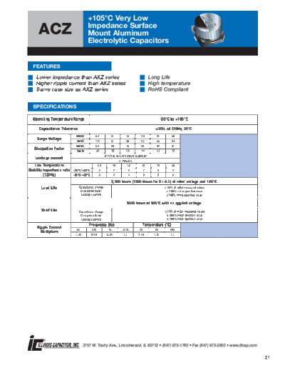 illinois [SMD] ACZ series