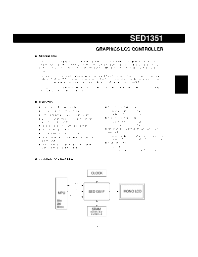 EPSON SED1351 - LCD Controller