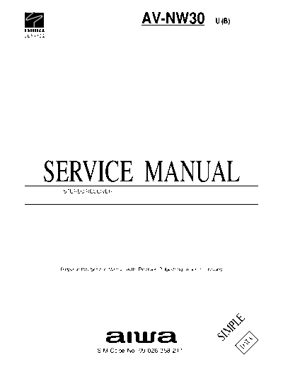 hfe_aiwa_av-nw30_service_simple