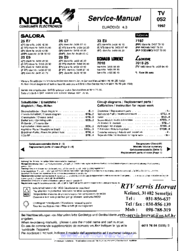 NOKIA EURODIGI4-3 TV SM